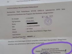 Palsukan Hasil Tes PCR dari Positif ke Negatif, Warga Aceh Ditangkap di Bandara