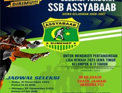 SSB ASSYABAAB Sumenep Seleksi Pemain U-17 Jelang Liga Remaja Jawa Timur