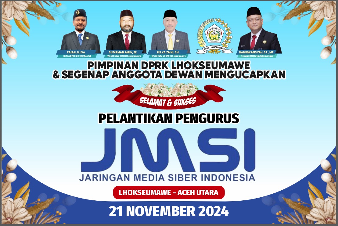 Iklan DPRK Aceh Utara untuk JMSI